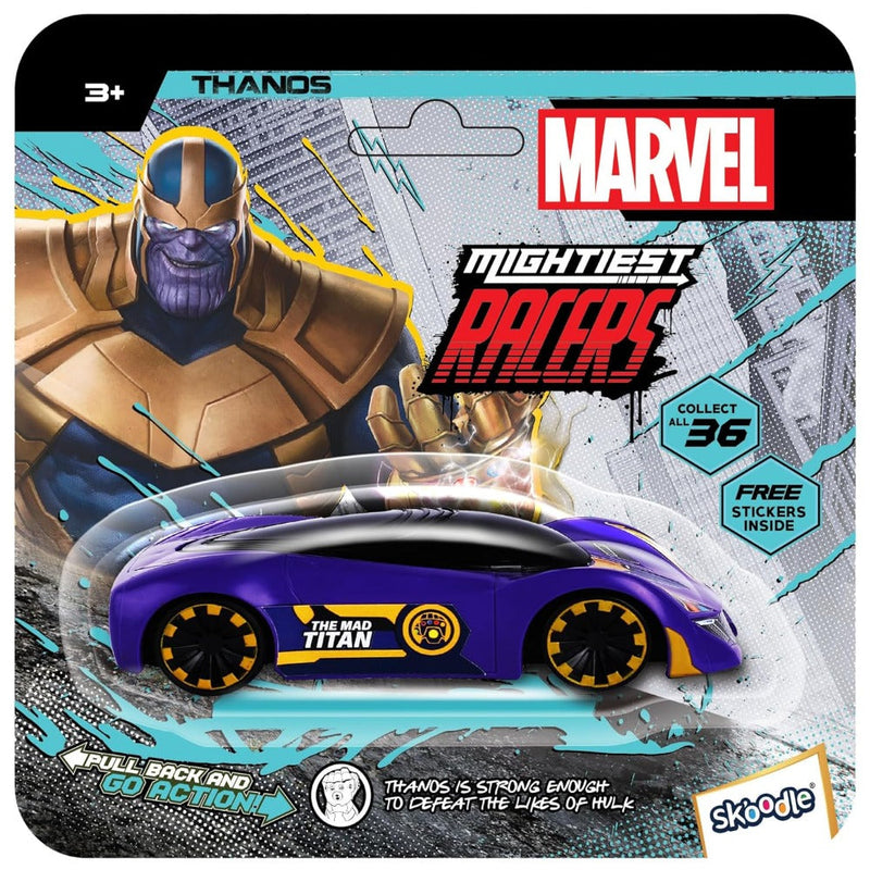 Skoodle Marvel Mightiest Racers Pull-Back Car