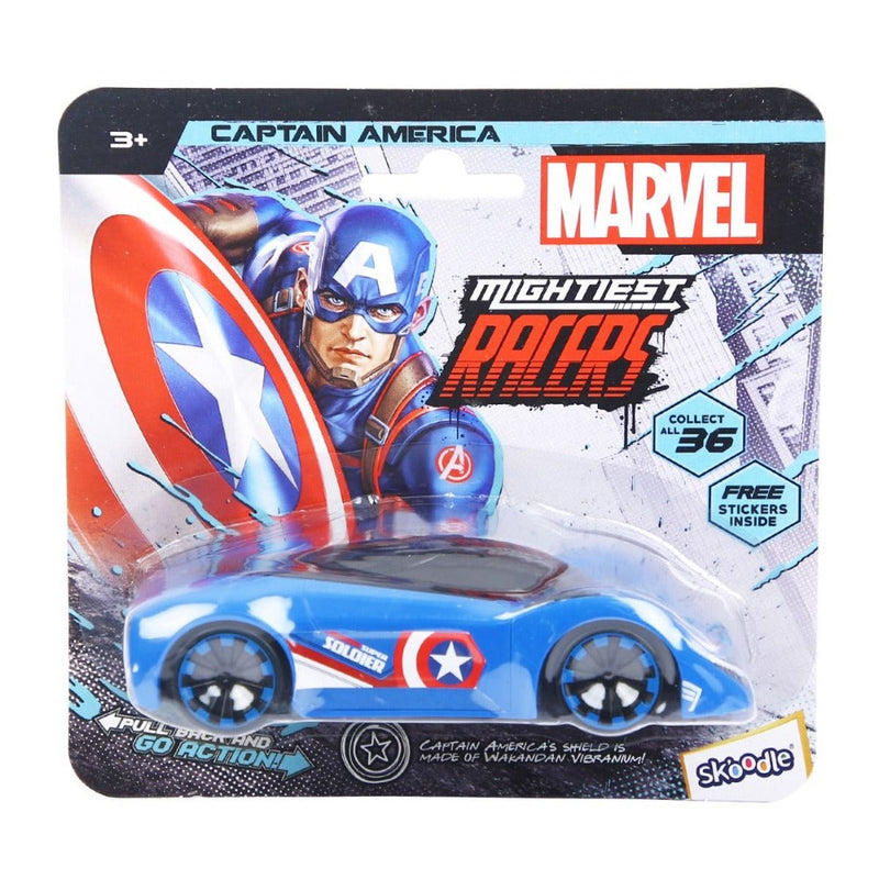 Skoodle Marvel Mightiest Racers Pull-Back Car