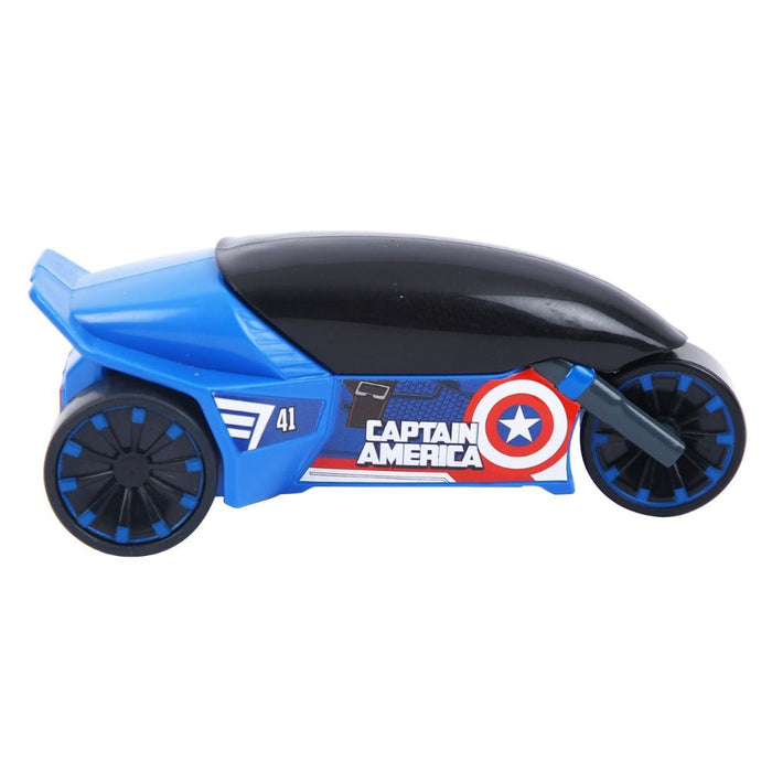 Skoodle Marvel Pull-Back Rider Bike-Vehicles-Skoodle-Toycra