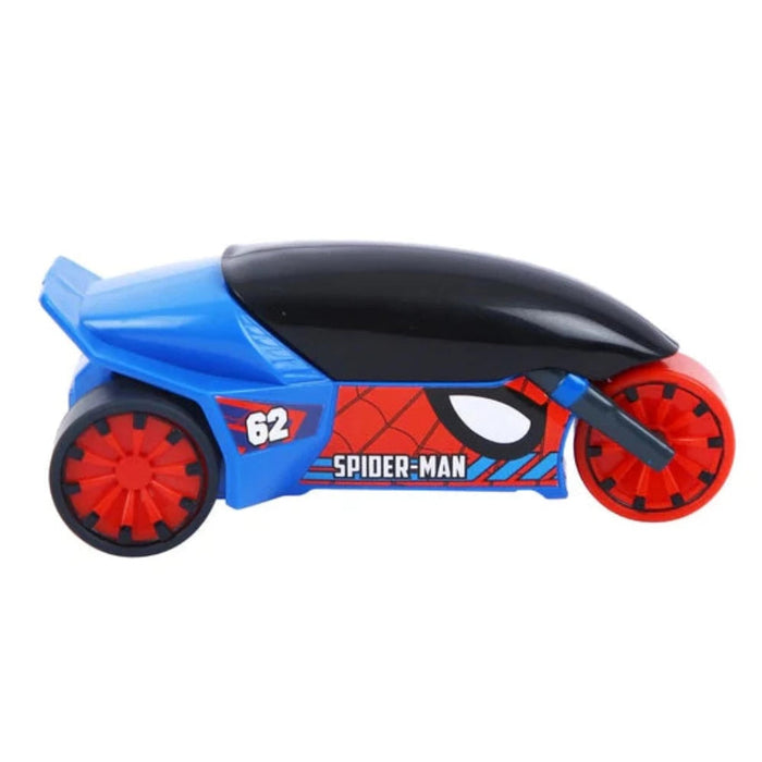 Skoodle Marvel Pull-Back Rider Bike-Vehicles-Skoodle-Toycra