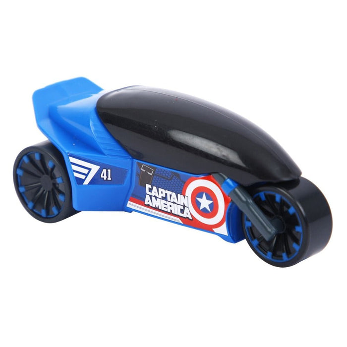 Skoodle Marvel Pull-Back Rider Bike-Vehicles-Skoodle-Toycra