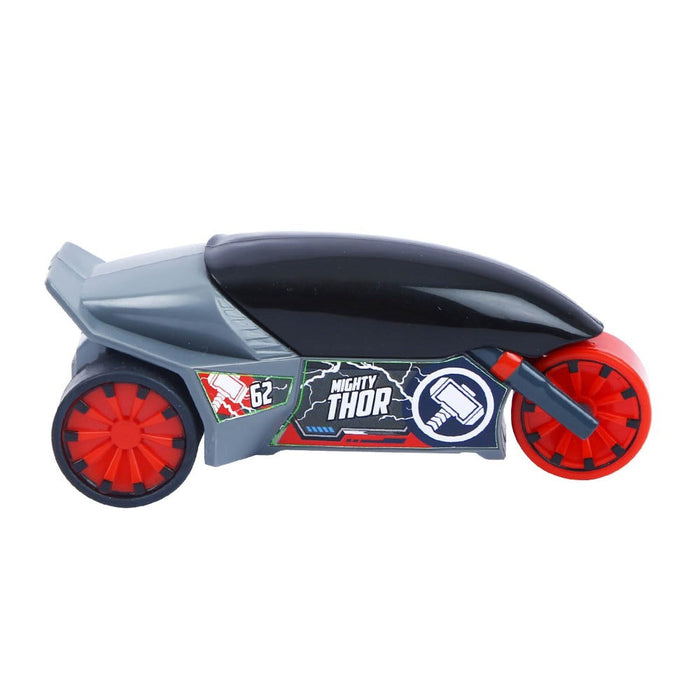 Skoodle Marvel Pull-Back Rider Bike-Vehicles-Skoodle-Toycra