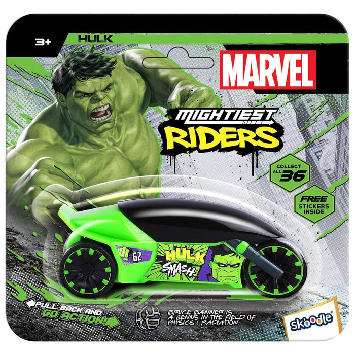 Skoodle Marvel Pull-Back Rider Bike