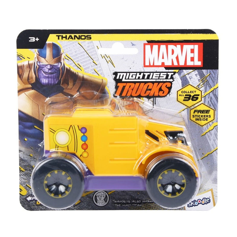 Skoodle Marvel Pull Back Trucks