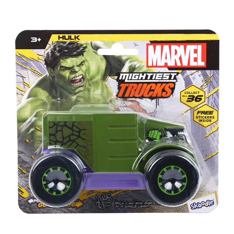 Skoodle Marvel Pull Back Trucks