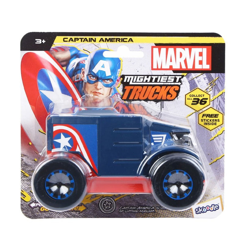 Skoodle Marvel Pull Back Trucks