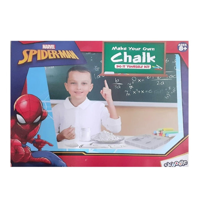 Skoodle Marvel Spider-Man Make Your Own Chalk-STEM toys-Skoodle-Toycra