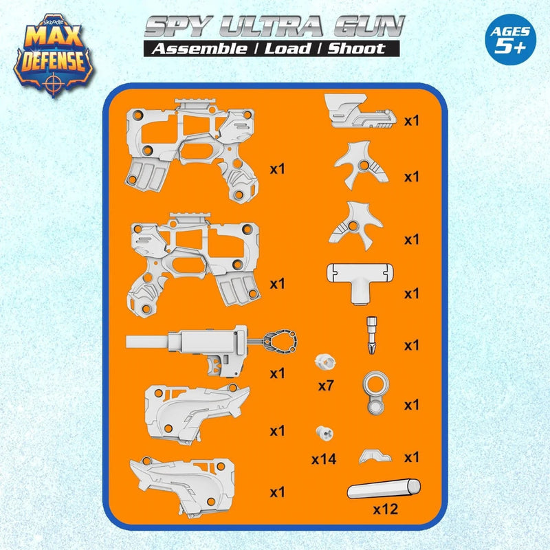 Skoodle Max Defense Spy Ultra Gun - (Green)