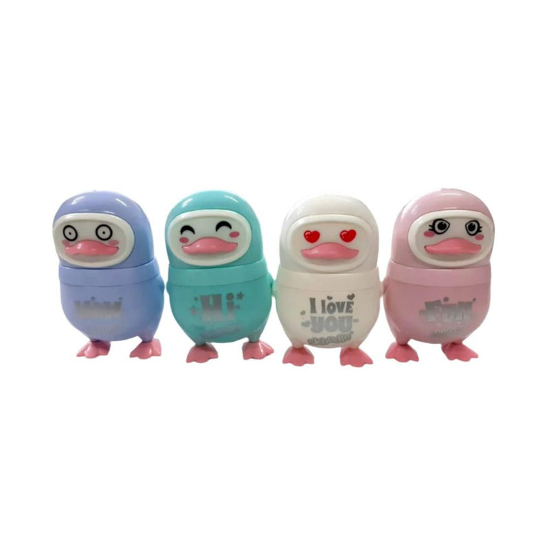 Skoodle Penguin Eraser & Sharpener - Pack of 4