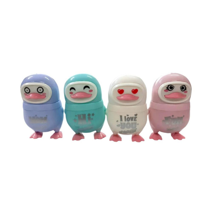 Skoodle Penguin Eraser & Sharpener - Pack of 4-Stationery-Skoodle-Toycra