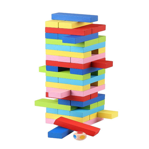 Skoodle Quest Stackrr Colour Crash Tumbling Tower Game-Kids Games-Skoodle-Toycra