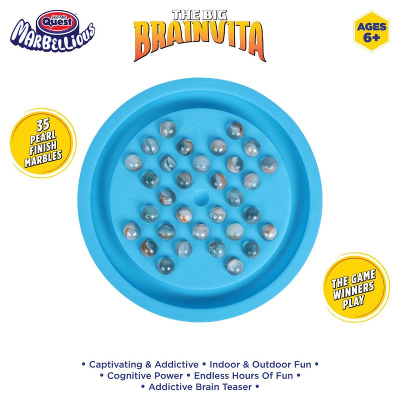 Skoodle Quest The Big Brainvita Board Game