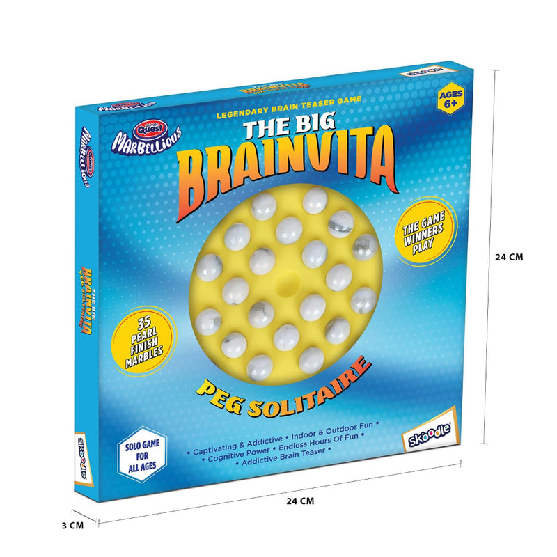 Skoodle Quest The Big Brainvita Board Game