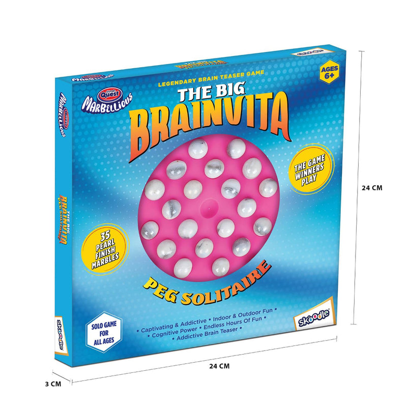 Skoodle Quest The Big Brainvita Board Game