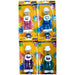 Skoodle Robot Eraser & Sharpener Combo Set (Pack of 4)-Stationery-Skoodle-Toycra