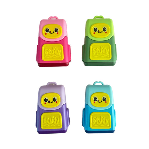 Skoodle Sharpener+ Backpack Eraser -Pack of 4-Stationery-Skoodle-Toycra