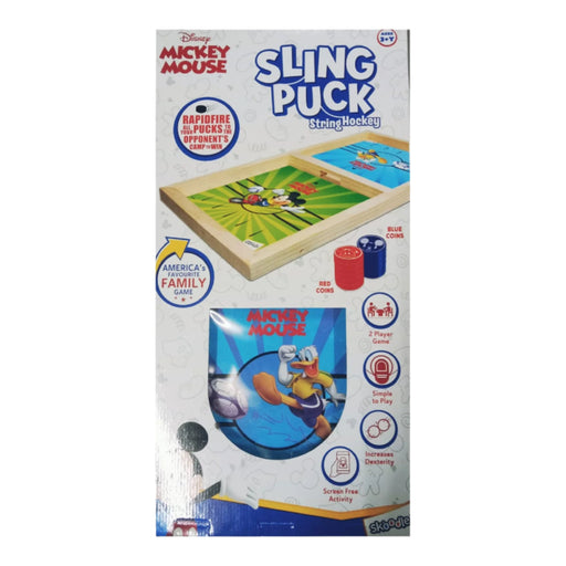 Skoodle Sling Puck - Mickey Mouse-Board Games-Skoodle-Toycra