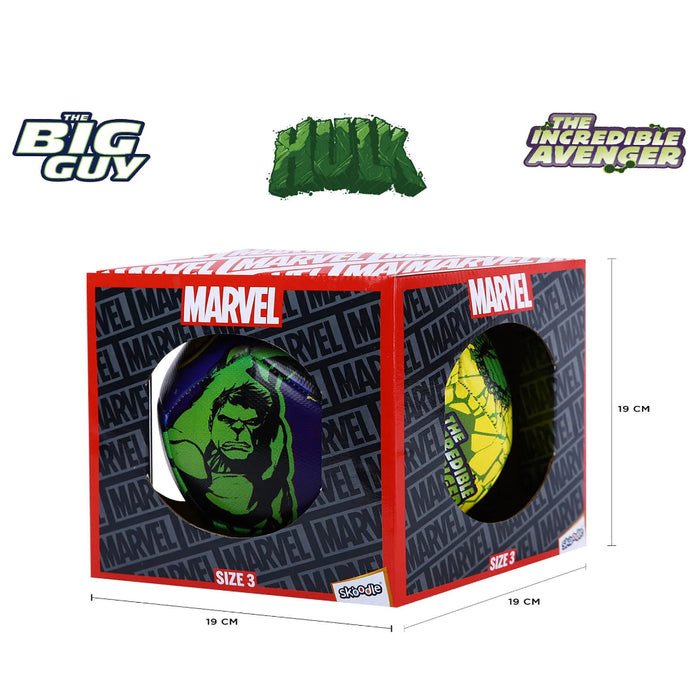 Skoodle Soccer Ball Hulk Size 3 - Green-Outdoor Toys-Skoodle-Toycra