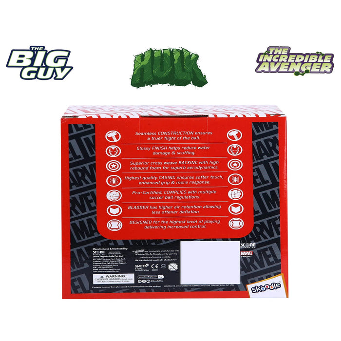 Skoodle Soccer Ball Hulk Size 3 - Green-Outdoor Toys-Skoodle-Toycra