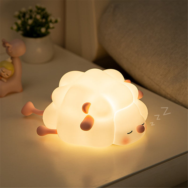 Sleeping Sheep Silicone Night Light