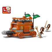 Sluban M38-B0260 Three Kingdoms Red Cliff Construction Blocks Set - 138 Pieces