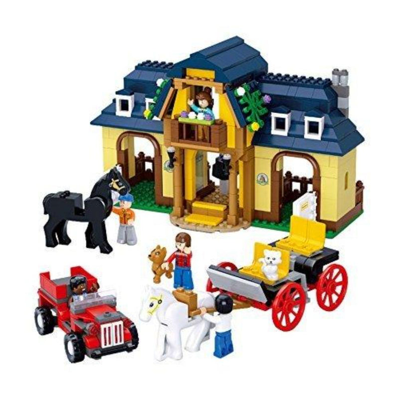 Sluban M38-B0560 Town Horse Farm Blocks Toy Set - 526 Pieces