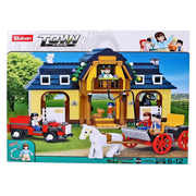 Sluban M38-B0560 Town Horse Farm Blocks Toy Set - 526 Pieces