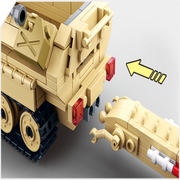 Sluban M38-B0695 WWII WW2 Half Track Armoured Vehicle - 460 Pcs
