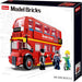 Sluban M38-B0708 Model Bricks Red London Double Decker Bus - 394 Pieces-Construction-Sluban-Toycra