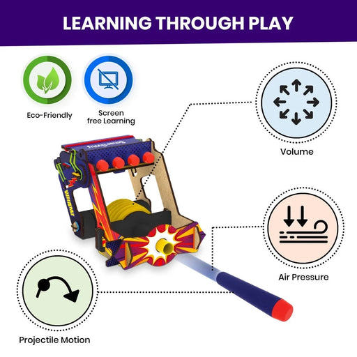 Smartivity Air Blaster STEM DIY Fun Toy-STEM toys-Smartivity-Toycra