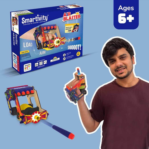 Smartivity Air Blaster STEM DIY Fun Toy-STEM toys-Smartivity-Toycra