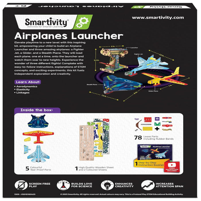 Smartivity Airplanes Launchers set-STEM toys-Smartivity-Toycra