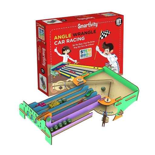 Smartivity Angle Wrangle Car Racing-STEM toys-Smartivity-Toycra
