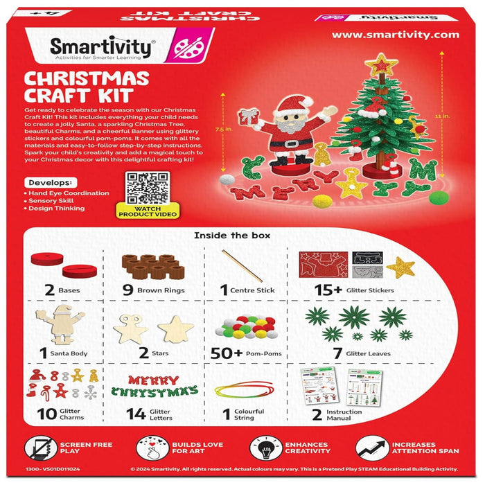 Smartivity Christmas Craft Kit-Arts & Crafts-Smartivity-Toycra