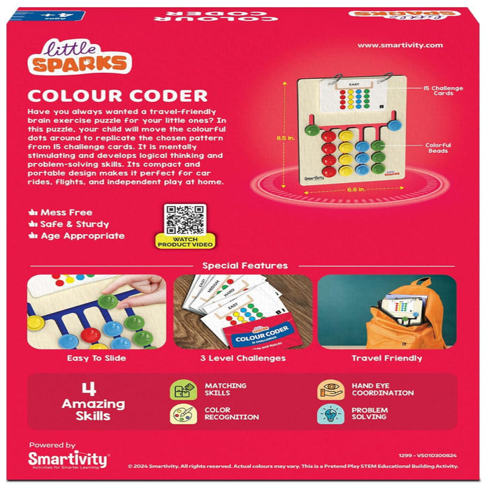 Smartivity Color Coder Brain Exercise Puzzle for Kids-Learning & Education-Smartivity-Toycra