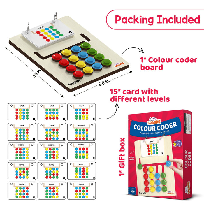 Smartivity Color Coder Brain Exercise Puzzle for Kids-Learning & Education-Smartivity-Toycra