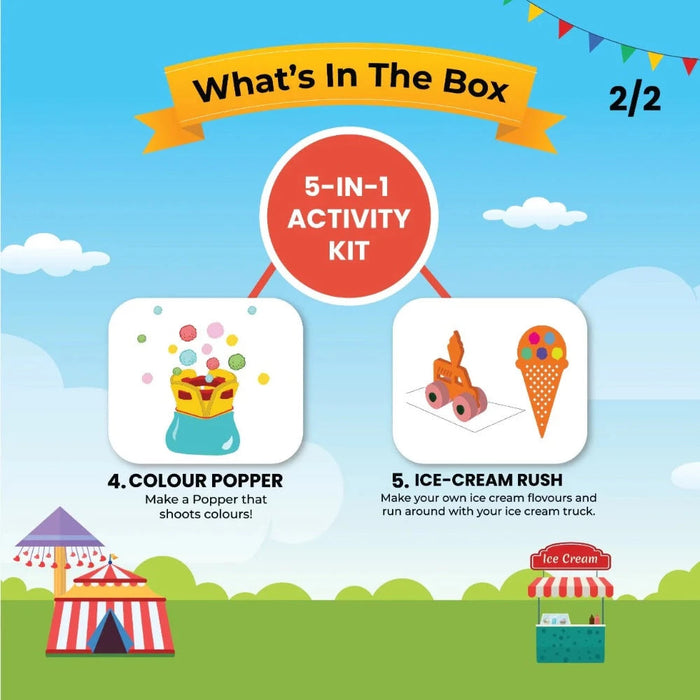 Smartivity Colour Carnival 5 In 1 Activity Kit-Learning & Education-Smartivity-Toycra