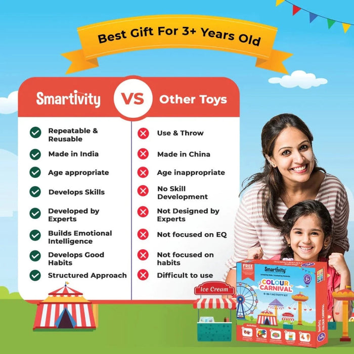 Smartivity Colour Carnival 5 In 1 Activity Kit — Toycra