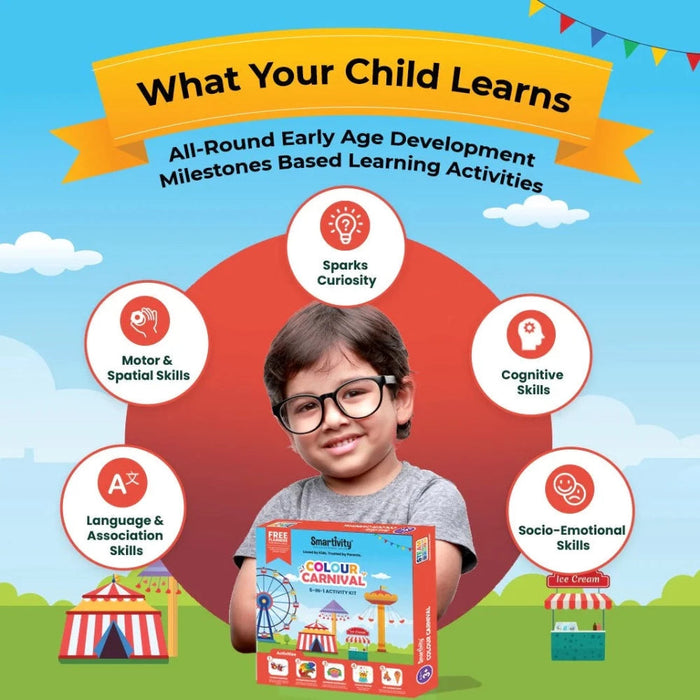 Smartivity Colour Carnival 5 In 1 Activity Kit — Toycra