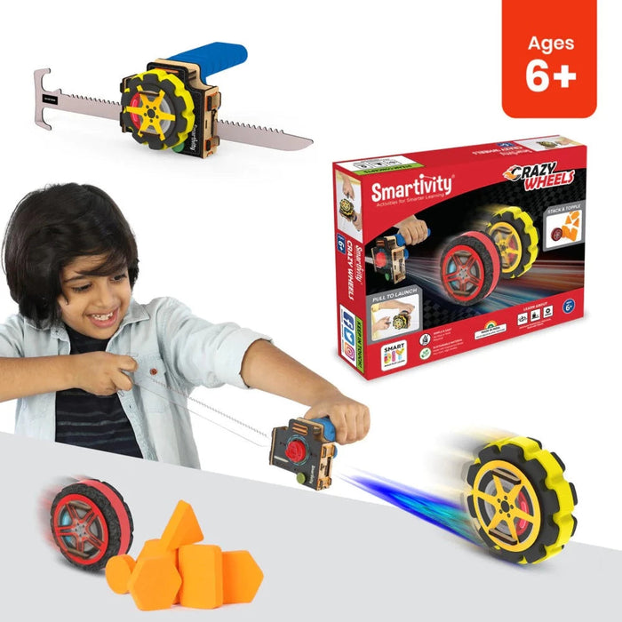 Smartivity Crazy Wheels STEM DIY Fun Toys-STEM toys-Smartivity-Toycra