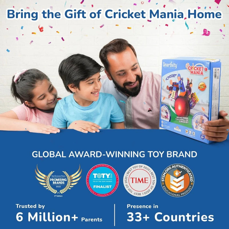 Smartivity Cricket Mania DIY STEM Educational Fun Game