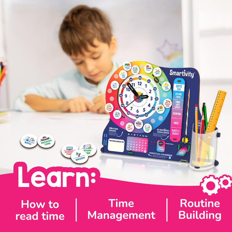 Smartivity DIY Interactive Clock-Kids Games-Smartivity-Toycra