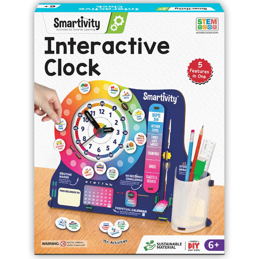 Smartivity DIY Interactive Clock-Kids Games-Smartivity-Toycra