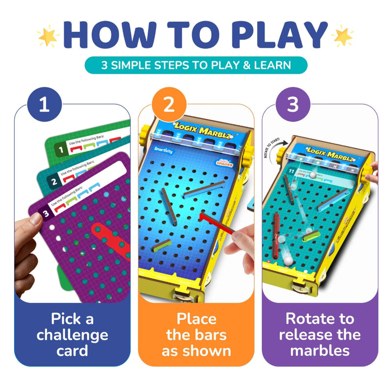 Smartivity DIY Logix Marblz Puzzle Kit