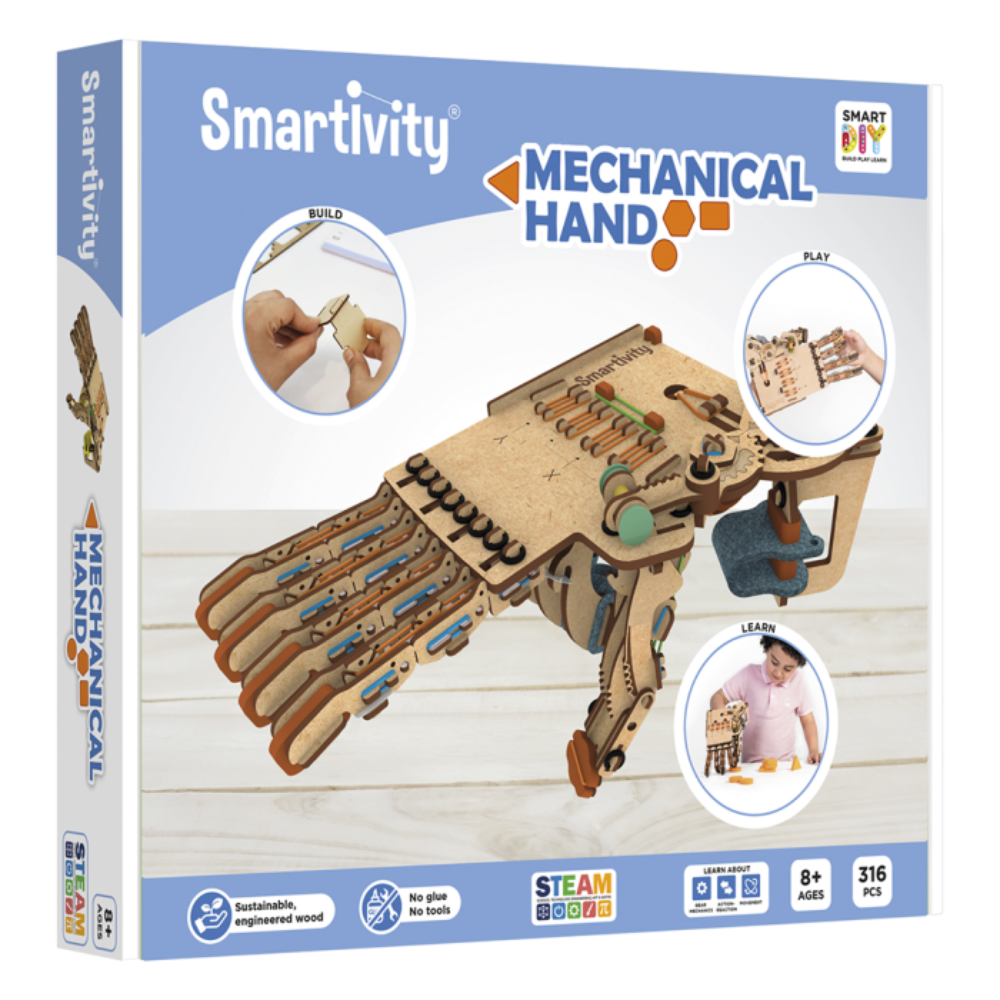 Smartivity DIY Robotic Mechanical Hand STEM Fun Toys — Toycra