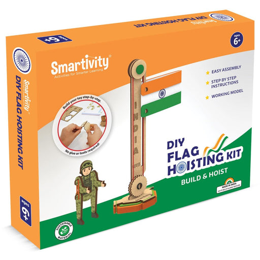 Smartivity DIY Tiranga Flag Hoisting Kit-Learning & Education-Smartivity-Toycra