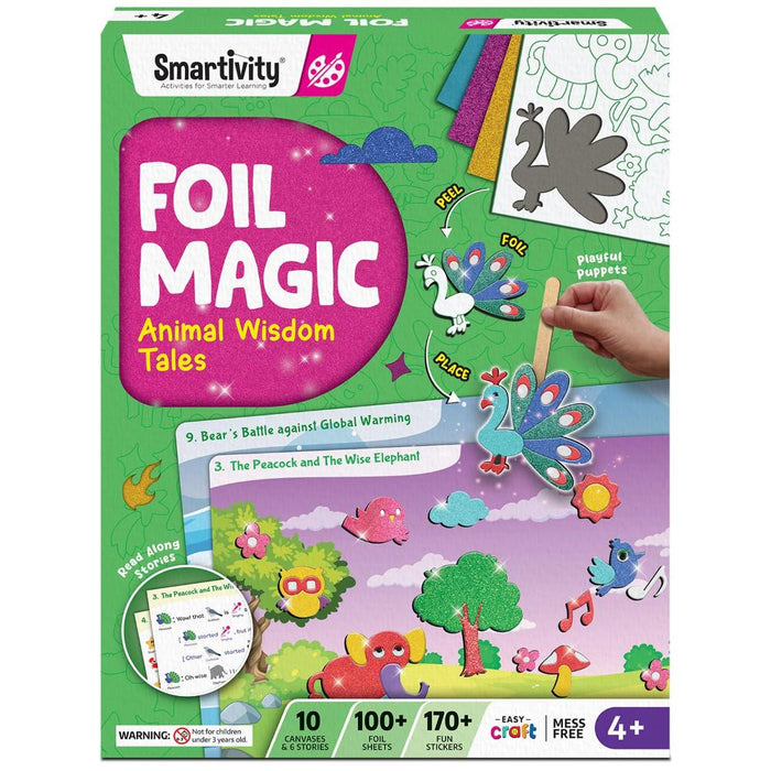 Smartivity Foil Magic - Animal Wisdom Tales-Arts & Crafts-Smartivity-Toycra