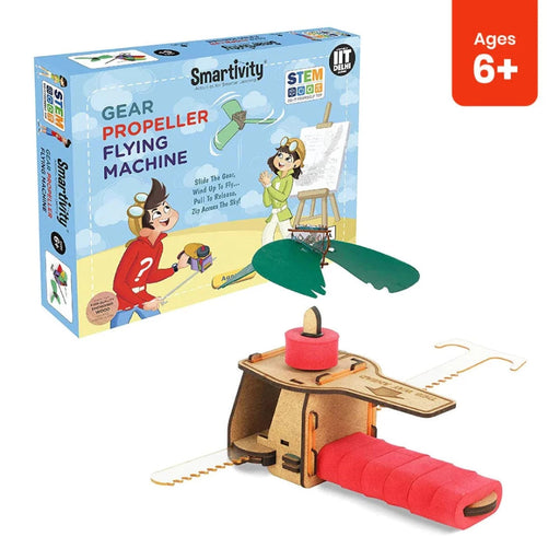 Smartivity Gear Propeller Flying Machine-STEM toys-Smartivity-Toycra