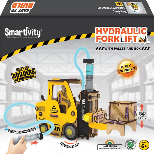 Smartivity Hydraulic Forklift-STEM toys-Smartivity-Toycra