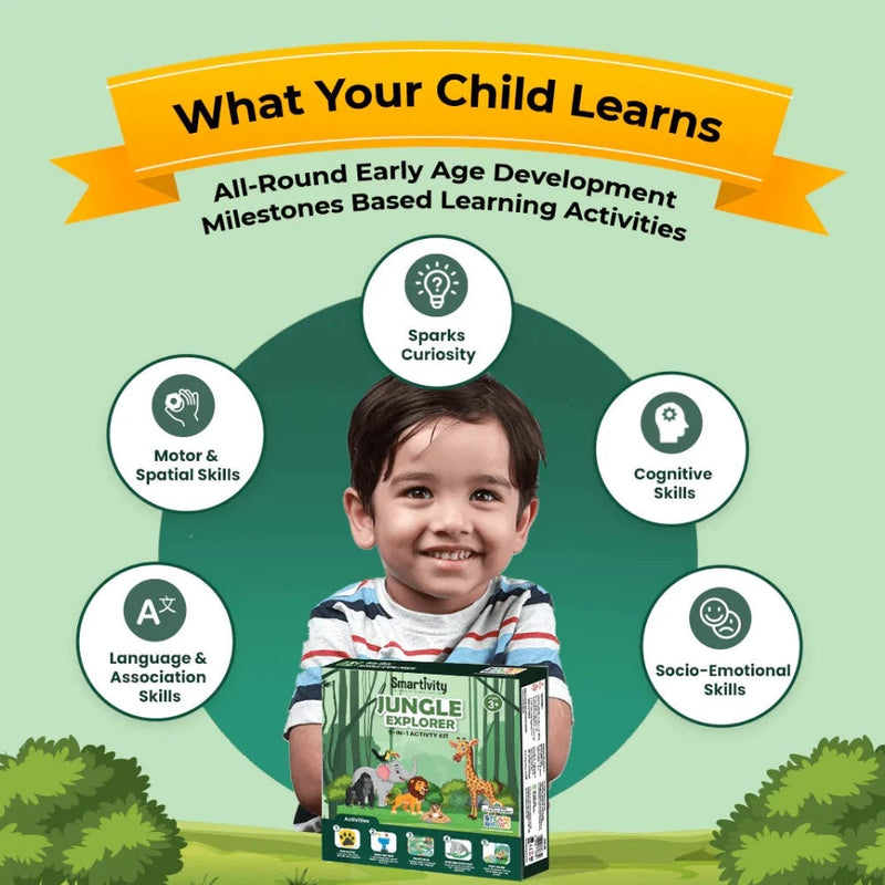 Smartivity Jungle Explorer 5 in 1 Activity Kit